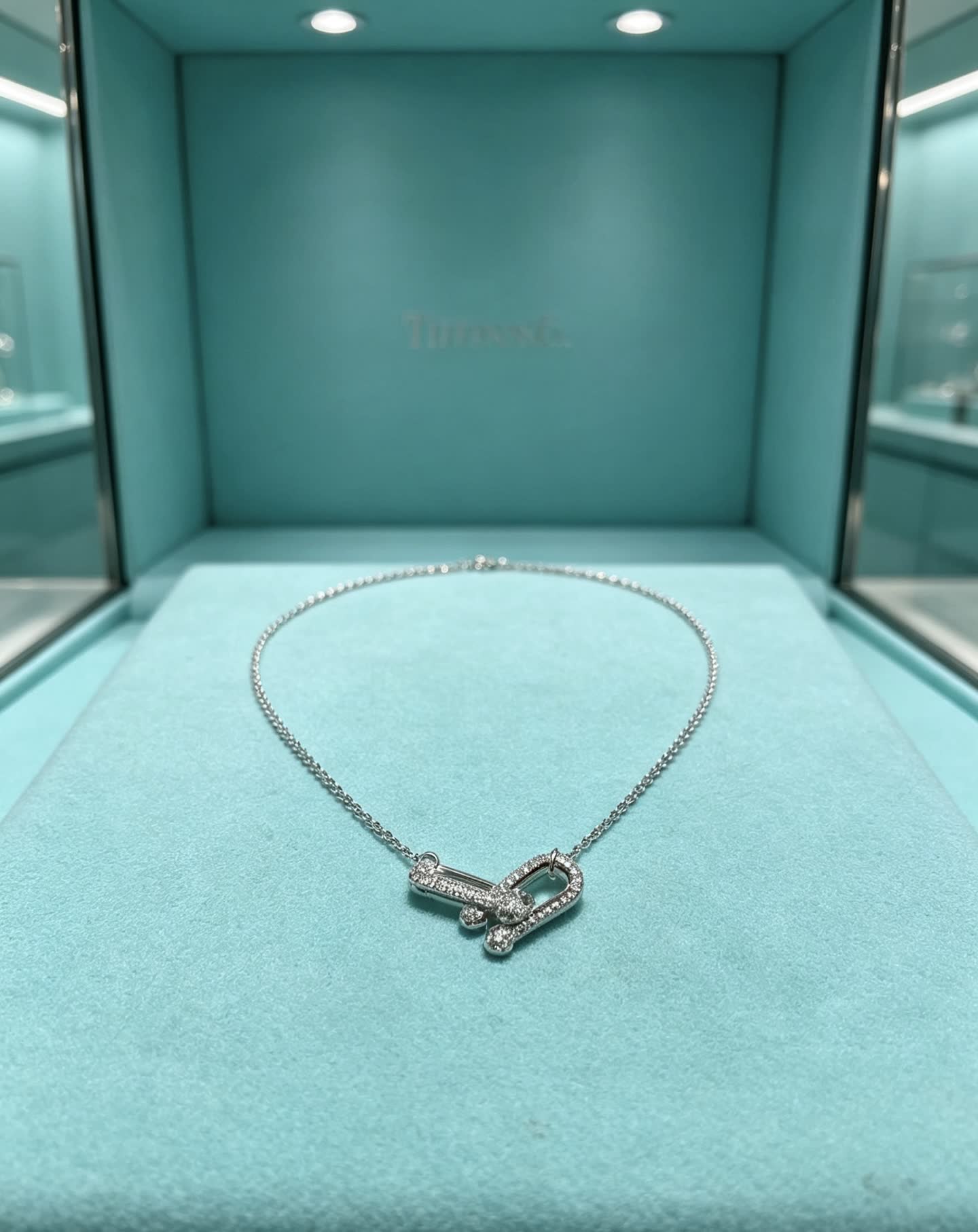 Tiffany & Co. Elsa Peretti® Diamond Toggle Necklace